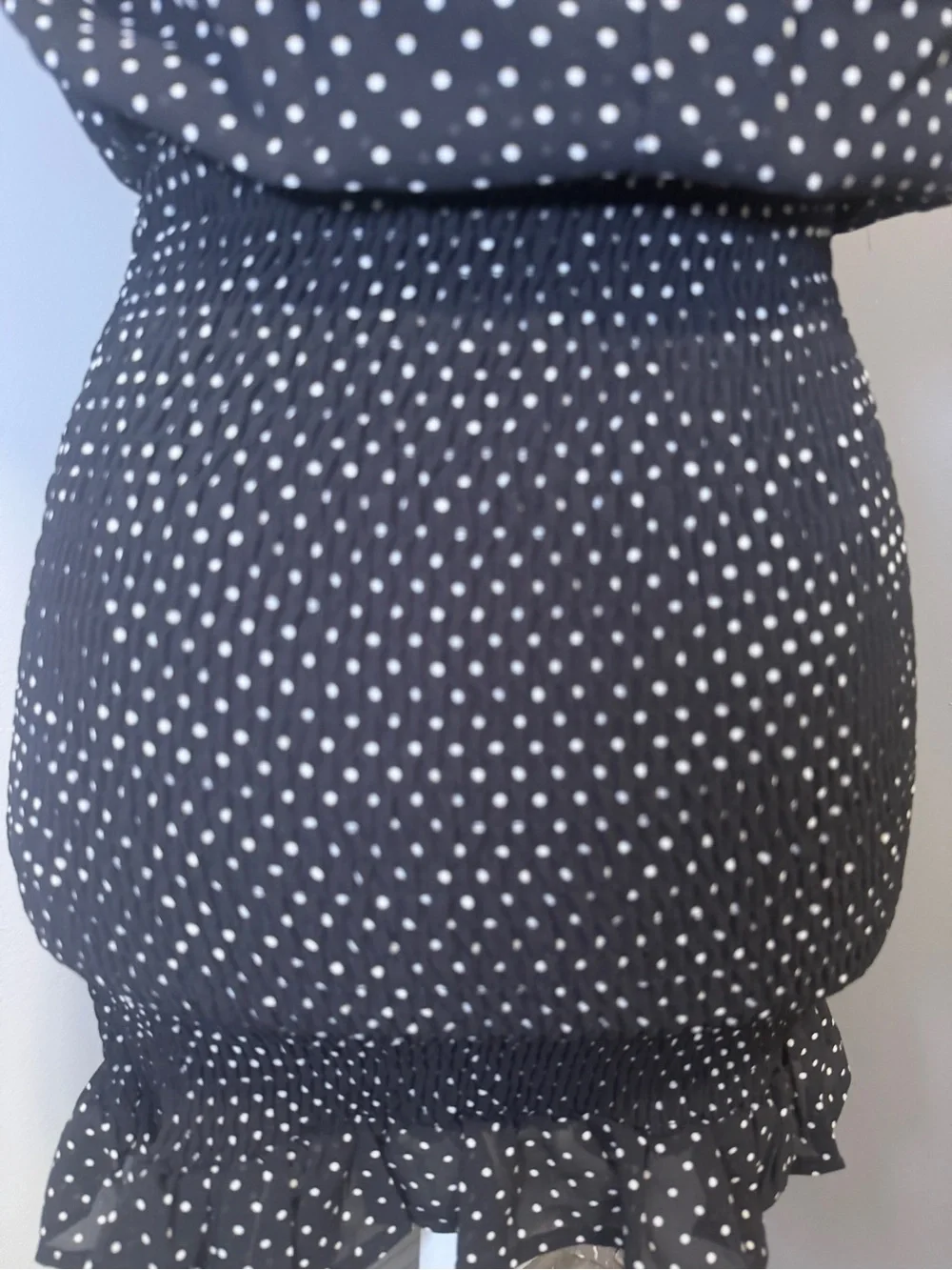 Hyfve Black Polka Dot Dress